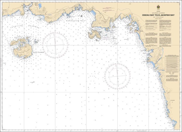 CHS Chart 2304: Oiseau Bay to/à Jackfish Bay