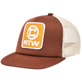 Corteiz RTW Box Trucker Hat Brown CORTEIZ Czapki