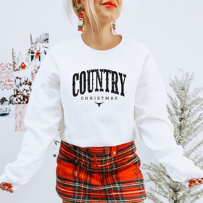 Country Christmas Western Sweatshirt - Trendznmore
