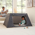 CoZee Go Day and Night Bundle > multifunctional travel cot with blackout cover for day and night use