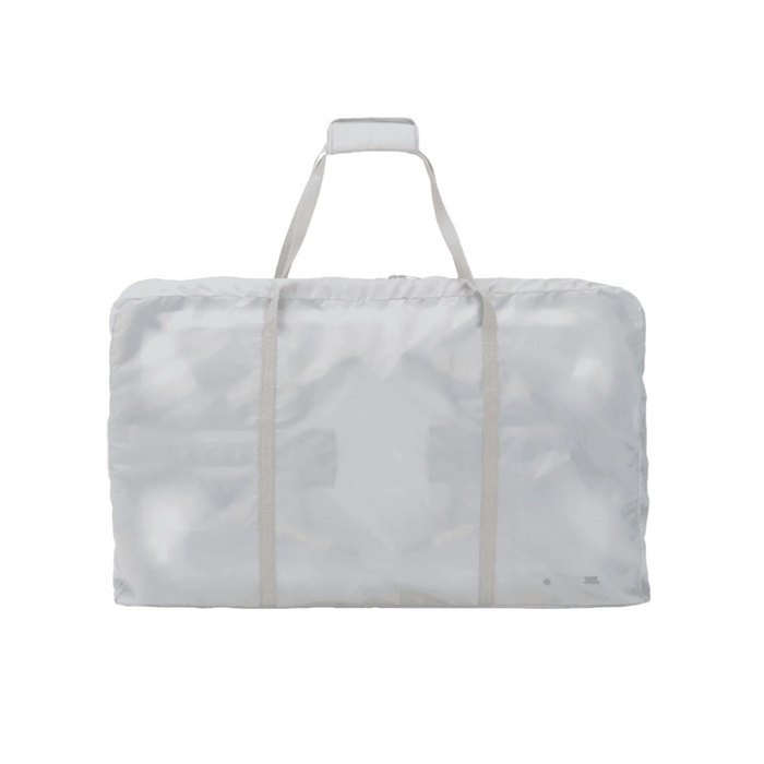 CoZee XL travel bag with carry handles, designed for easy storage and convenient transportation of the CoZee XL crib and accessories.