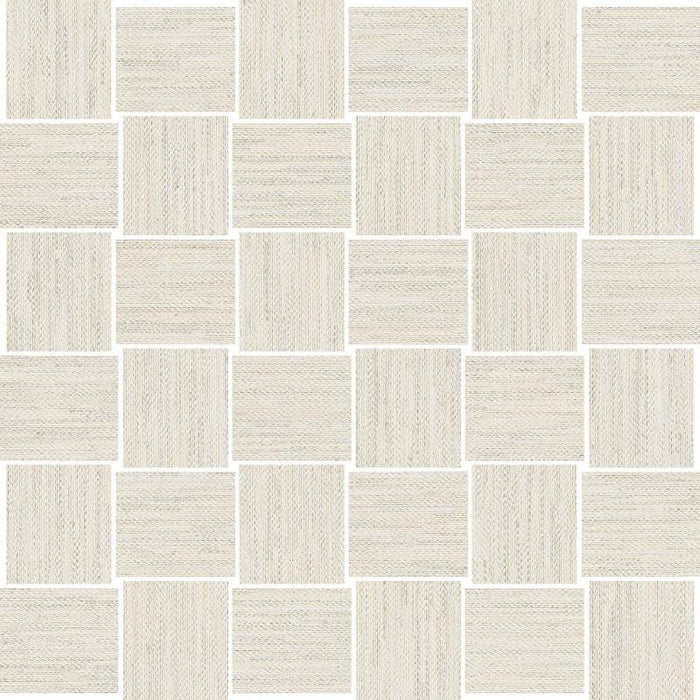 Craft Cotton Basketweave 12x12 Porcelain Mosaic Tile