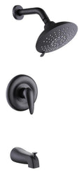 CS039 Tub/Shower Faucet Combo, Matte Black