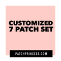 CUSTOMIZED 7 PATCH SET