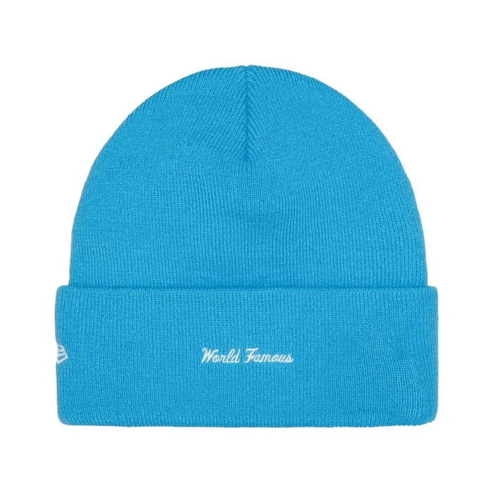 Czapka Supreme New Era Box Logo Beanie Cyan (FW25) SUPREME Czapki