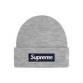 Czapka Supreme New Era Box Logo Beanie Heather Grey (FW25) SUPREME Czapki