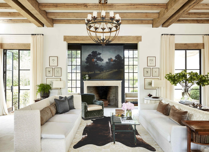 Dark Brindle Cowhide Rug #B10739