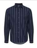 Denim Blue Striped Shirt