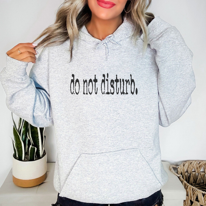 do not disturb Funny Women's  Hoodie