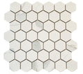 Domus 2" Hex Polished Porcelain Mosaic Tile 12x12 Sheet