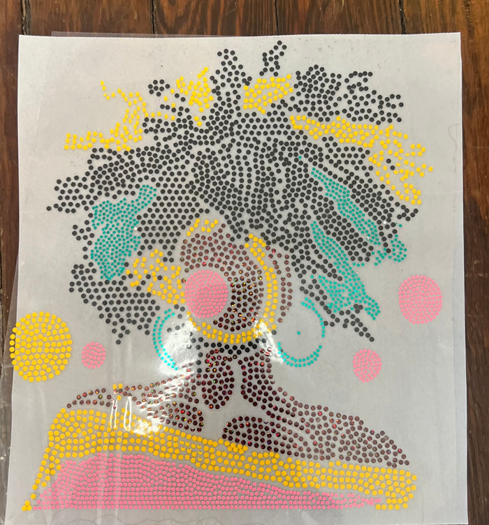 Dread Sister CANVAS 11 X 11 BLING TRANSFERS