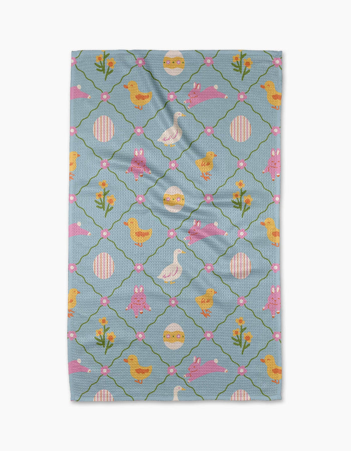 Easter Critters Tea Towel