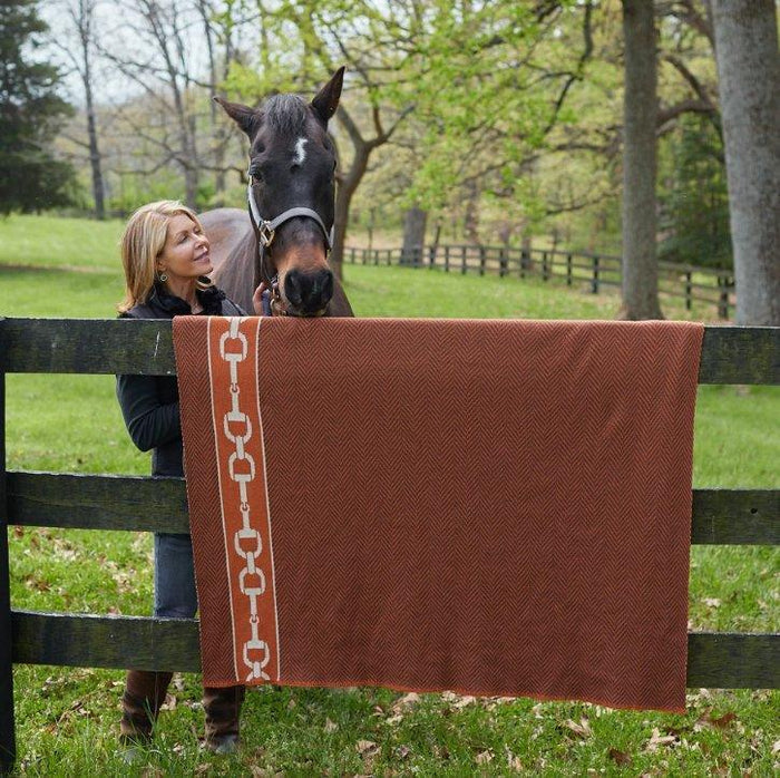 Eco Herringbone & Bit Throw Blanket