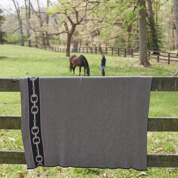 Eco Herringbone & Bit Throw Blanket
