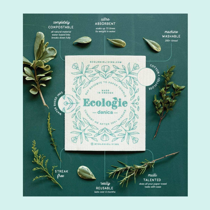 Ecologie - Bouquet Blue Swedish Dishcloth