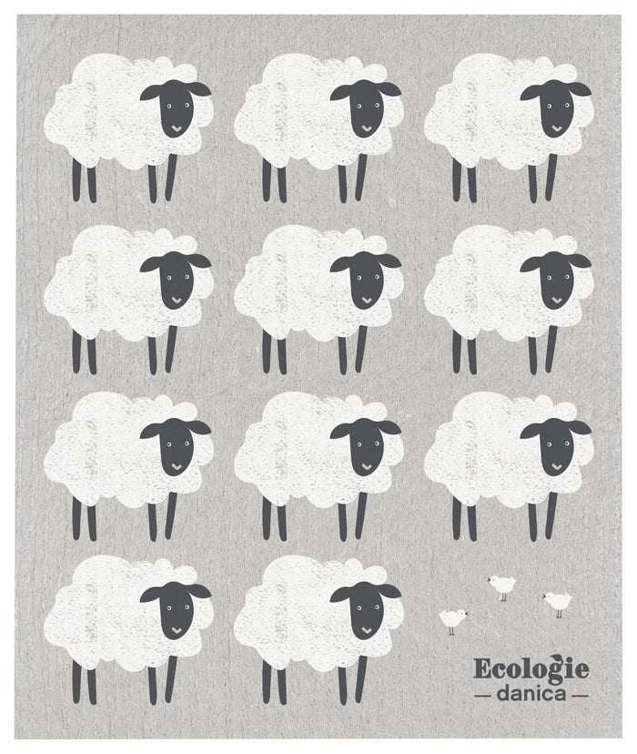 Ecologie - Counting Sheep Swedish Dishcloth