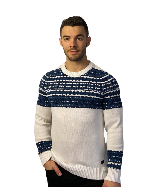 Ecru Nordic Crew Sweater