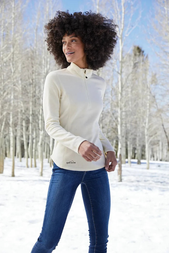 Eddie Bauer Ladies 1/2-Zip Microfleece Jacket