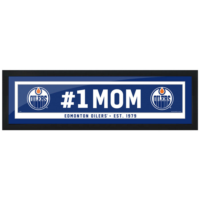 Edmonton Oilers  #1 Mom 6x22 Frame