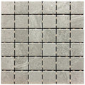 Edmonton Steely Gray 2x2 Matte Porcelain Mosaic Tile 12x12