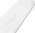 Engineered Carrara Polished Window Sill, Double Bevel, 6x72