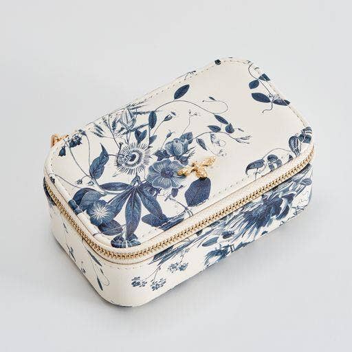 Eva Small Jewellery Box Blooming Blue