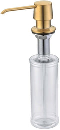 F020 Deck-Mount Soap Dispenser, Brushed Gold