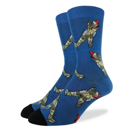 Fighter Jet Crew Socks