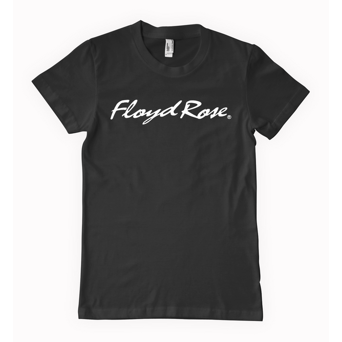 Floyd Rose Script Logo T-Shirt - Black - AxLabs