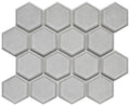 Fog Mist Dimension Hex Glass Mosaic Tile 12x12 Sheet