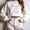 Football Moms Social Club Graphic Crewneck Sweatshirt