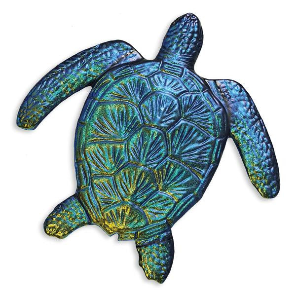 Fusion Loggerhead Turtle Rainbow 6" Ceramic Mosaic Accent Tile
