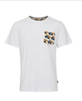 Geometric Pocket T-Shirt White