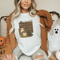 Ghost Reading Halloween Women's T-Shirt