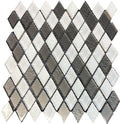 Glacier White Diamond Glass Mosaic Tile 11x12 Sheet