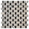 Glamour Linear Glass Mosaic Tile 12x12 Sheet