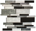 Glimmer Linear Glass Mosaic Tile 12x12 Sheet