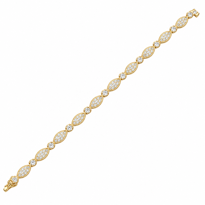 Gold-plated 925 sterling silver bracelet – clasp and finish detail