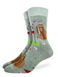 Golf Green Crew Sock