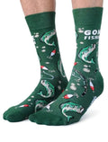 Gone Fishing Crew Socks