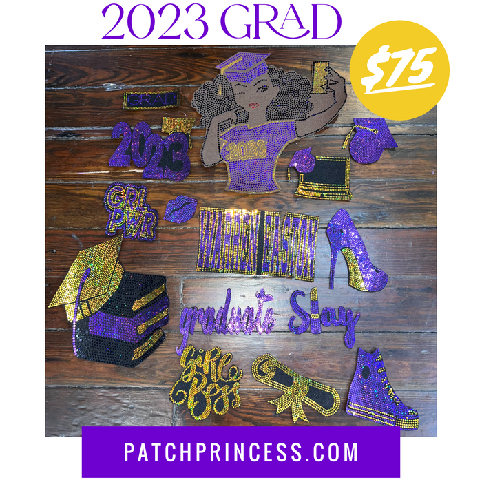 GRAD JACKET BAG 15 PATCH SET