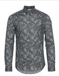 Grey L/S Dense Florals
