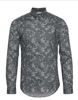 Grey L/S Dense Florals