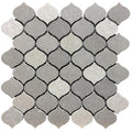 Grey Marble Teardrop Natural Stone Mosaic Tile 11x11