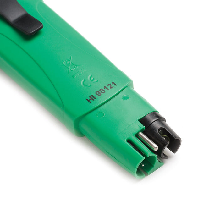 A TAS HANNA WATERPROOF ORP/PH/TEMPERATURE TESTER on a white background with automatic temperature compensation.