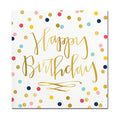Happy Birthday Polka Dot Napkins