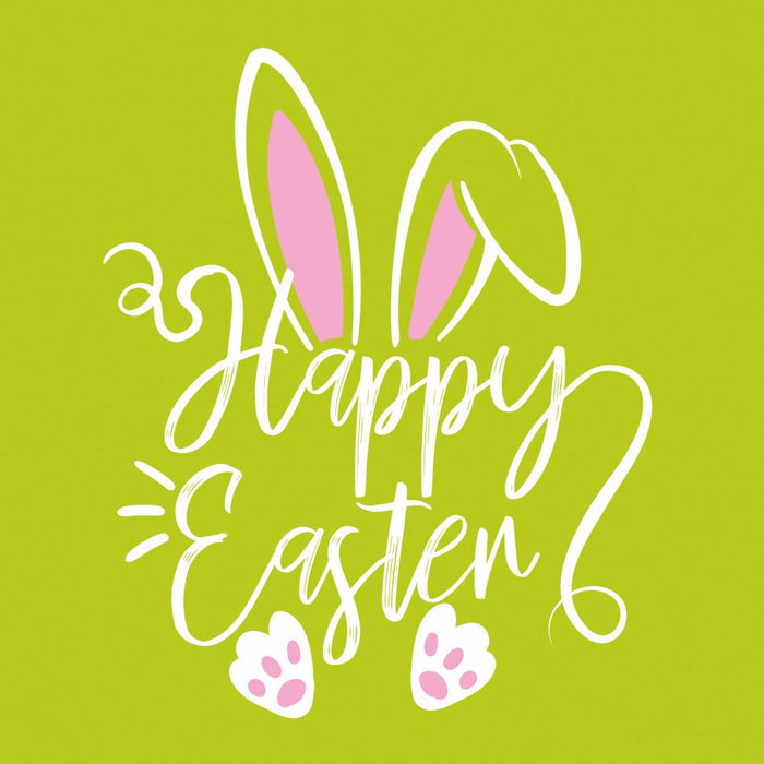 Happy Easter, green • Lunch Napkin