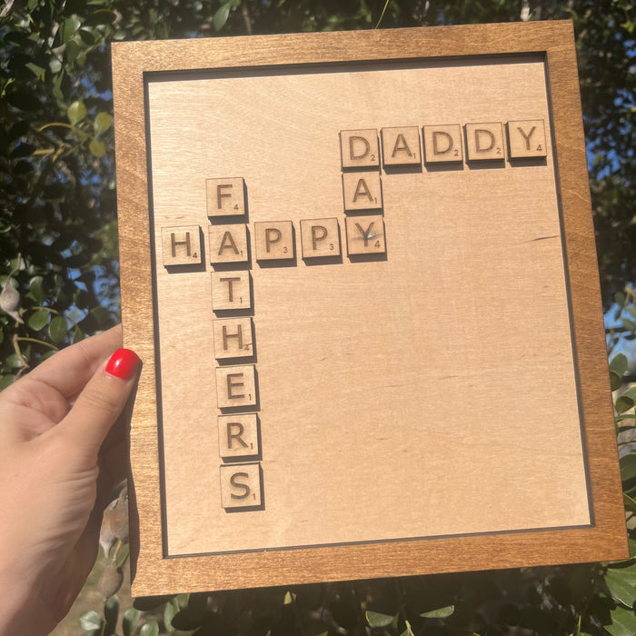 Happy Father’s Day Daddy Tile Pieces Sign
