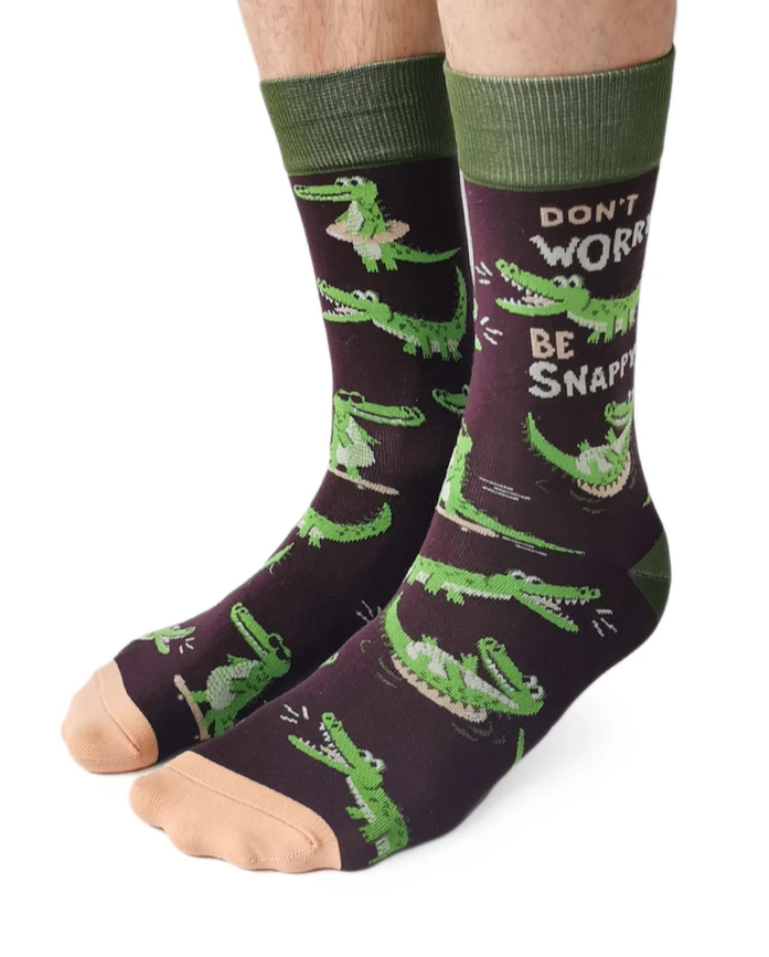 Happy Snappy Crew Socks