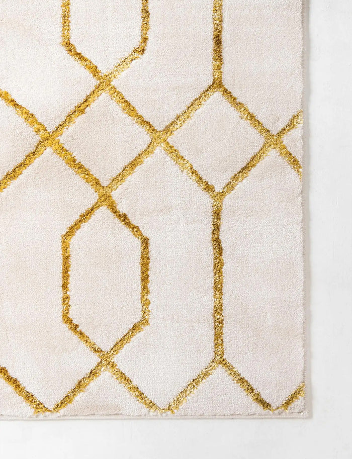 Hiba Glam Trellis Rectangle Rug